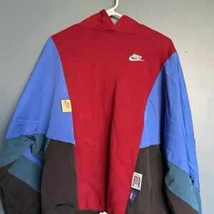 Nike Red Hoodie with Logo